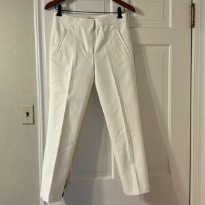 Ivory Tory Burch Crop Pants